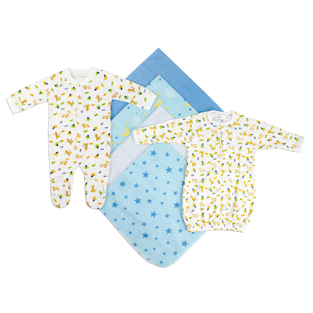 Newborn Boys 6 Piece Layette Set LS_0115