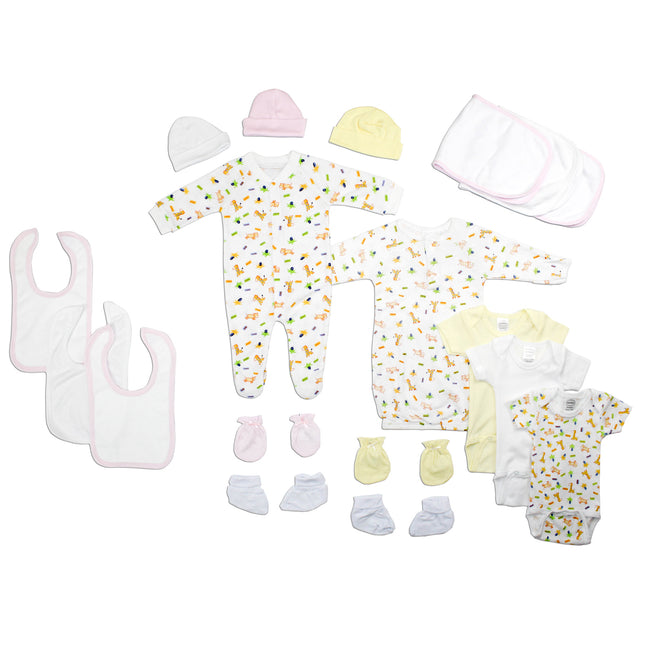 Newborn Baby Girls 18 Pc Layette Baby Shower Gift Set LS_0118