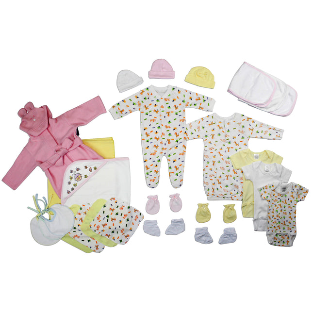 Newborn Baby Girls 25 Pc Layette Baby Shower Gift Set LS_0119