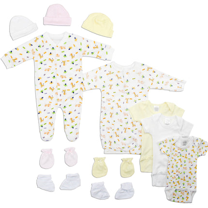 Newborn Baby Girls 12 Pc Layette Baby Shower Gift Set LS_0120