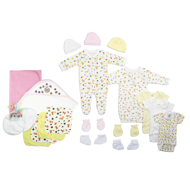 Newborn Baby Girls 21 Pc Layette Baby Shower Gift Set LS_0121