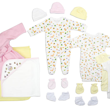 Newborn Baby Girls 15 Pc Layette Baby Shower Gift Set LS_0122