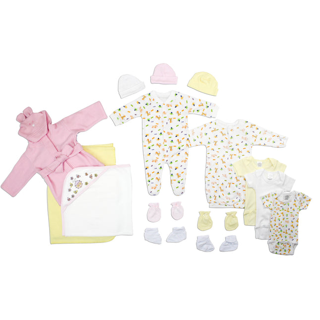 Newborn Baby Girls 15 Pc Layette Baby Shower Gift Set LS_0122