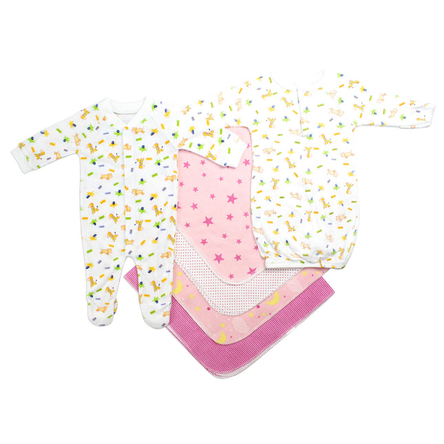 Newborn Girls 6 Piece Layette Set LS_0123