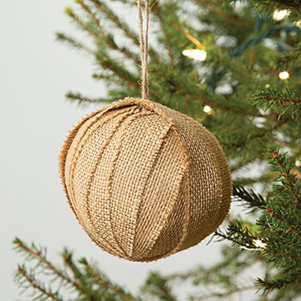 CTW Collection 780304 Burlap Fabric Ornament