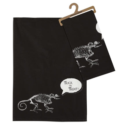 CTW Home Collection - Colonial Tin Works Trick or Treat Tea Towel, Cotton, 20 inches by 32 inches, 1 Piece