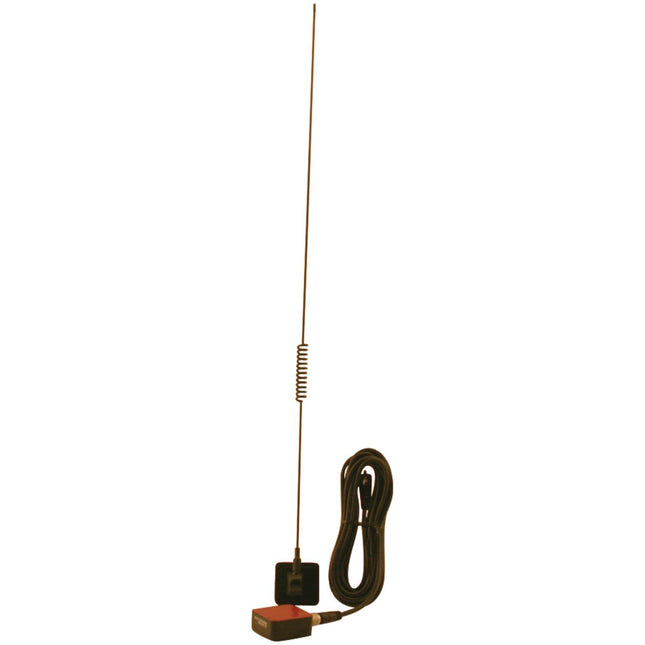 TRAM 1199 Glass Mount All-Band Scanner Antenna, Silver