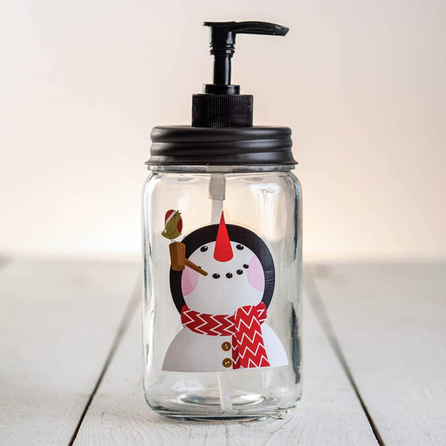 Snowman Soap Dispenser