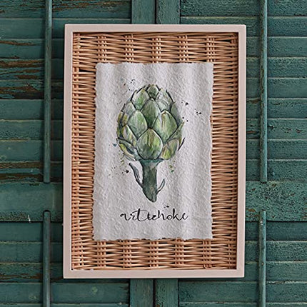 CTW Collection 770498 Framed Artichoke Basket Art