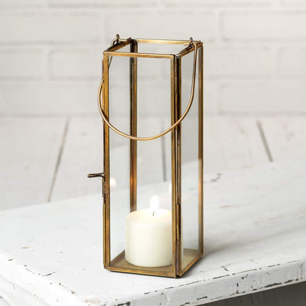CTW Thin Hayworth Lantern - Antique Brass