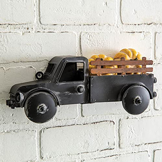 Mini Black Truck Wall Basket