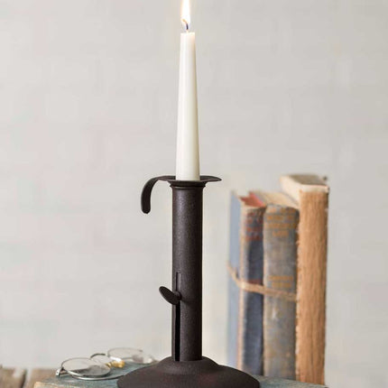 Colonial Tin Works Small Hog Scraper - Adjustable Candle Stick Holder (1)