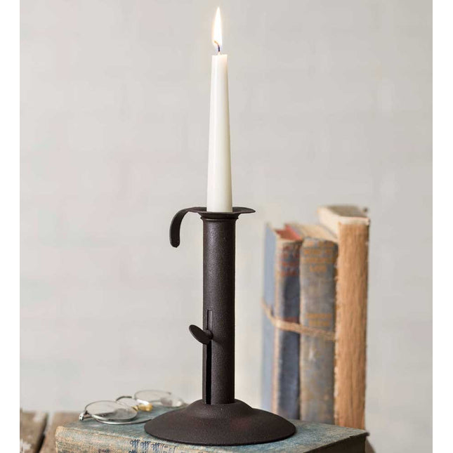 Colonial Tin Works Small Hog Scraper - Adjustable Candle Stick Holder (1)
