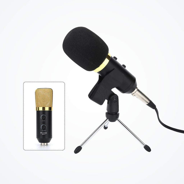 Blackmore Pro Audio XLR to USB/3.5mm Condenser Microphone Kit for Recording, Streaming, Gaming, Podcasts (BMP-21)