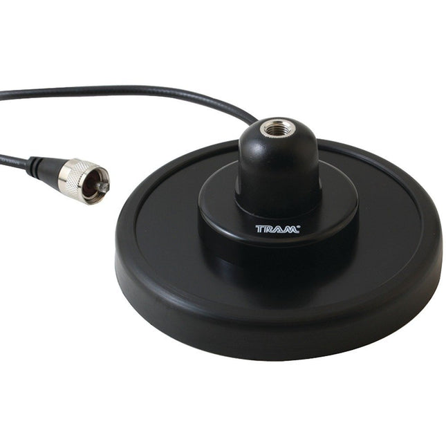 Tram 240-B CB 5  Magnet Mount Antenna, Steel Housing with Rubber Boot, 17ft Coaxial Cable (Black)