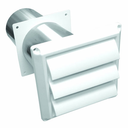 Lambro 267W Duct Vent, 4 ,White, 1 Count (Pack of 1)