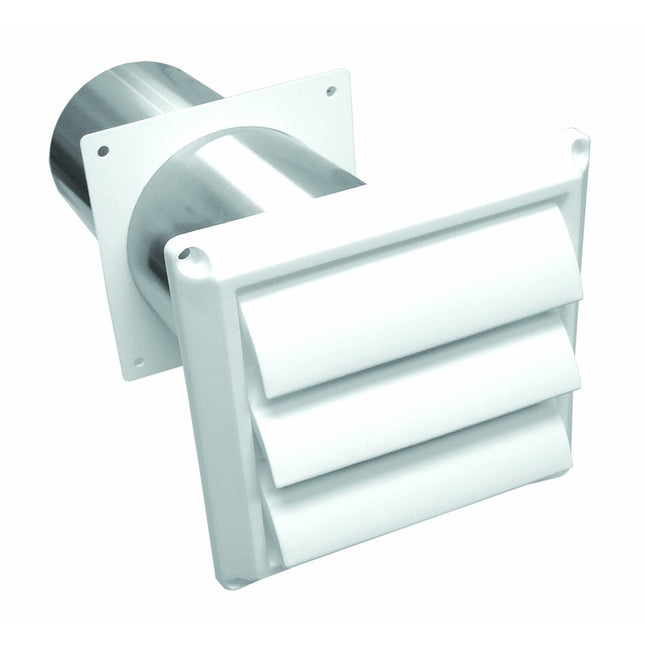 Lambro 267W Duct Vent, 4 ,White, 1 Count (Pack of 1)