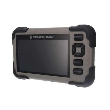 Stealth Cam SD Card Reader/Photo & HD Video 1080P Viewer | Durable Water-Resistant Housing | 4.3  Color LCD Screen | Wrist Lanyard