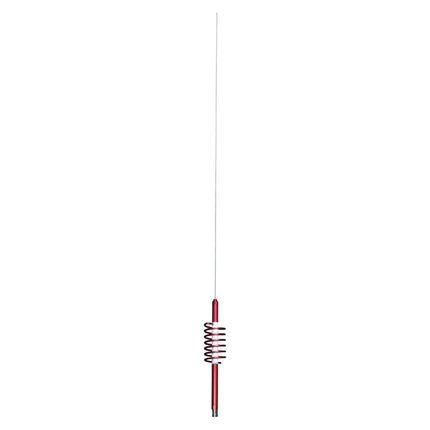 Tram WC-6-R WC-6 2,000-Watt Wildcat Trucker CB Antenna with 6-in. Anodized Aluminum Shaft with Extremely Low SWR and Long-Distance Transmit and Receive (Red)