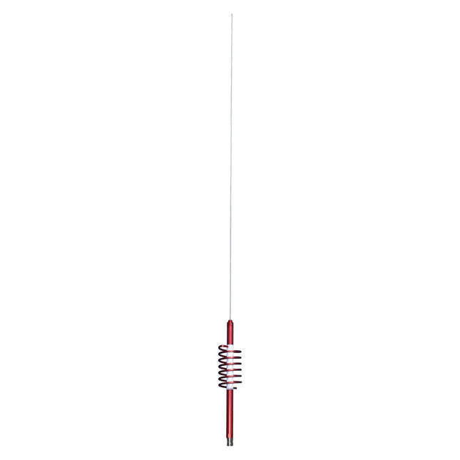 Tram WC-6-R WC-6 2,000-Watt Wildcat Trucker CB Antenna with 6-in. Anodized Aluminum Shaft with Extremely Low SWR and Long-Distance Transmit and Receive (Red)
