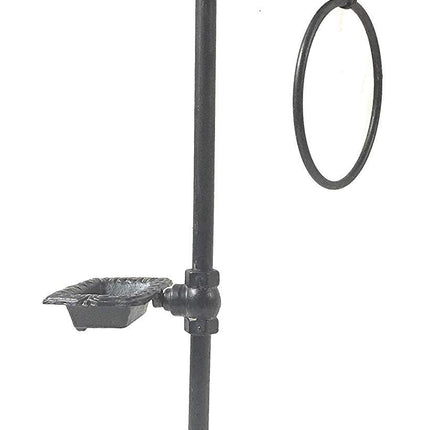CTW Black Spigot Soap and Towel Holder
