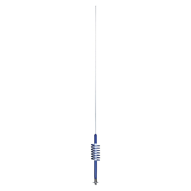 Tram WC-6-BL WC-6 2,000-Watt Wildcat Trucker CB Antenna with 6-in. Anodized Aluminum Shaft with Extremely Low SWR and Long-Distance Transmit and Receive (Blue)