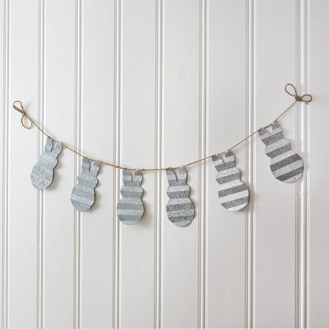 CTW Home Collection 370701 Corrugated Bunny Garland, 58-inch Width