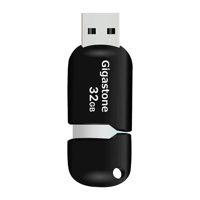 Gigastone 32GB Classic Capless USB 2.0 Flash Drive (GS-Z32GCNBL-R)