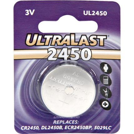 Dantona Industries, Inc ULTRALAST LITHIUM BUTTON (UL-2450) -
