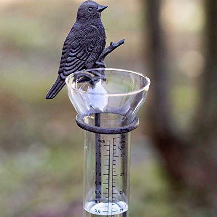 CTW Songbird Rain Gauge Garden Stake