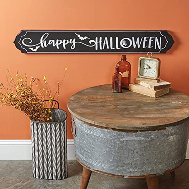 CTW 530451 Happy Halloween Street Sign, 37 inch Width, Metal