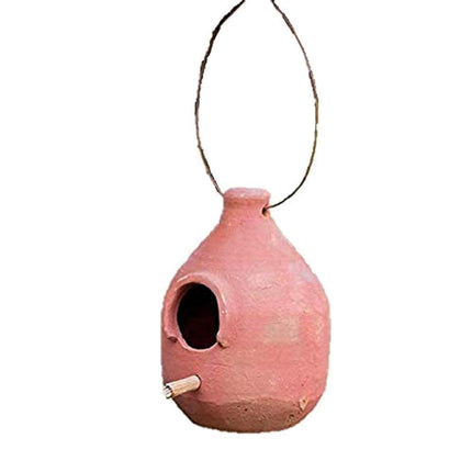 Terra Cotta Hanging Birdhouse Country Living Outdoor Yard Garden Decor