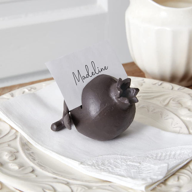 CTW 370699 Pomegranate Place Card Holder, 2.5-inch Height