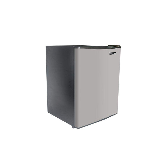 Magic Chef MCAR240SE2 2.4 Cubic Foot Mini Dorm Room Free Standing Refrigerator Fridge Freezer, Stainless Steel