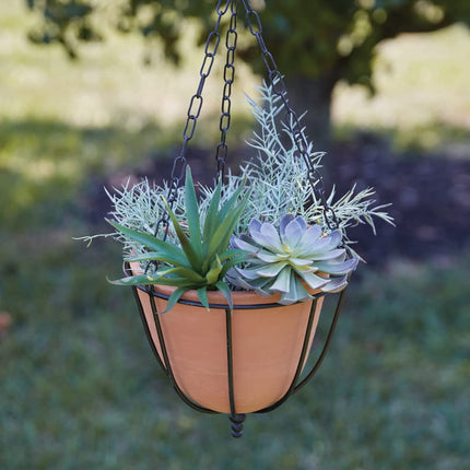 CTW Home Collection Hanging Terra Cotta Planter, 23-inch Height, Large, Home, Home Décor