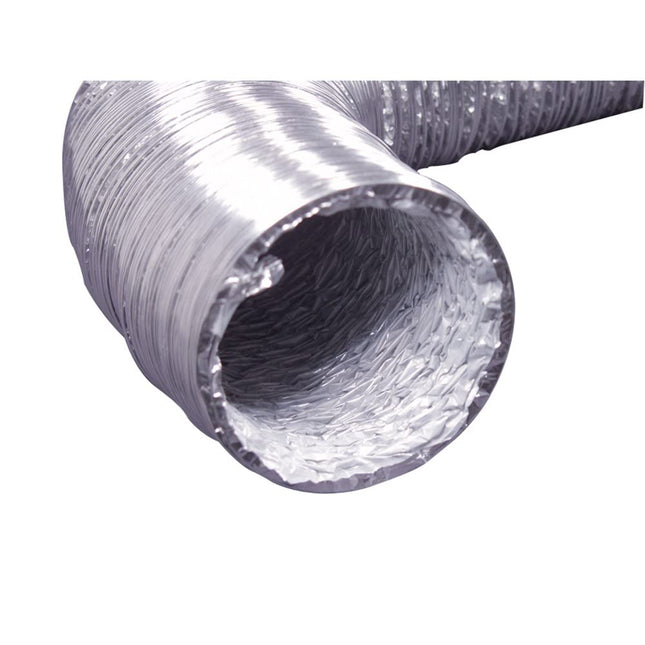 Deflecto F0450 Supurr-Flex 5-Ply 4-Inch Aluminum Flex Duct (50 Feet; Nonretail Bulk)