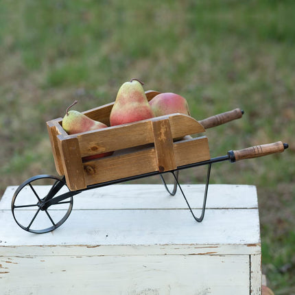 Colonial Tin Works Harvest Tabletop Wheelbarrow