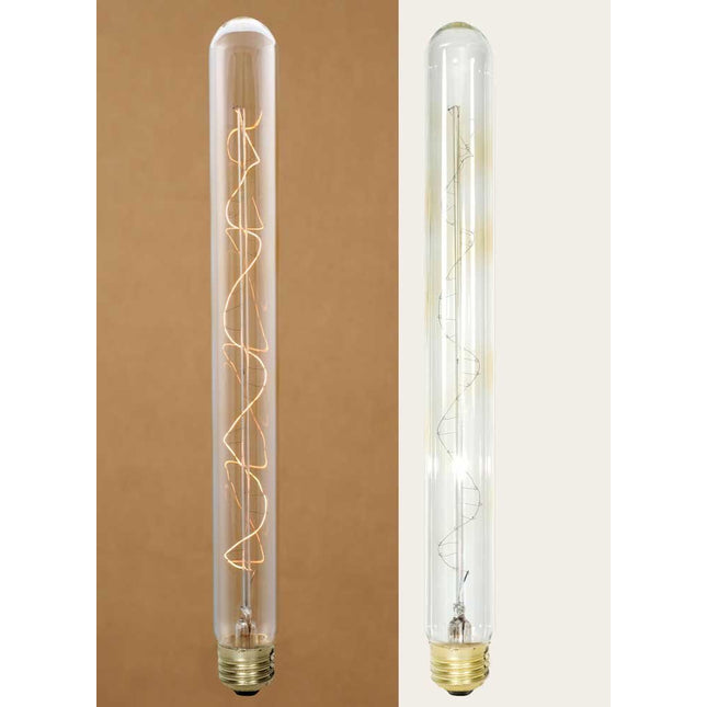 40 Watt 10½” Vintage Style Stick Bulb with Spiral Filament