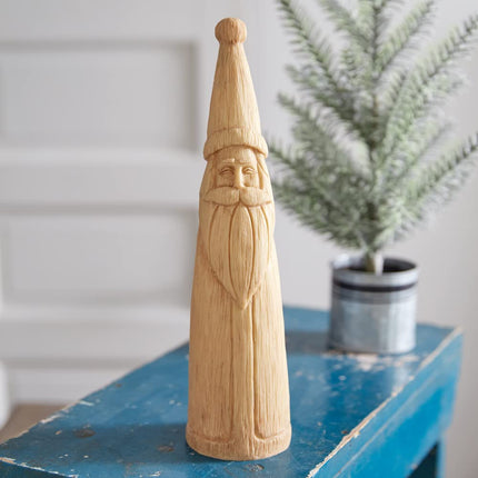 CTW Home Collection Resin Skinny Santa Figurine, 12-inch Height, Holiday Season Decoration