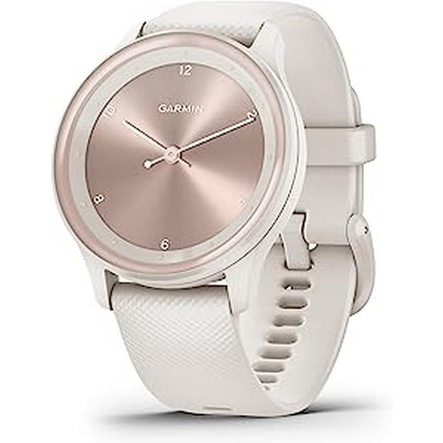Garmin vivomove Sport, Hybrid Smartwatch, Health and Wellness Features, Touchscreen, White