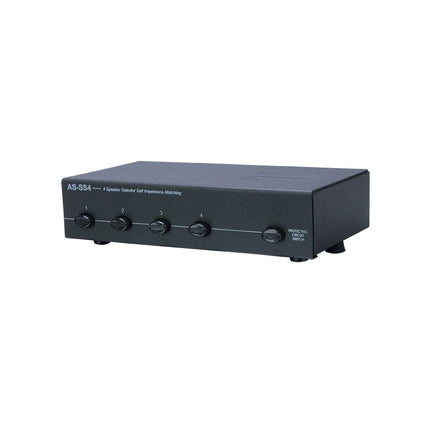 Helios AS-SS4 Impedance Matching Speaker Selector (4 Zones)
