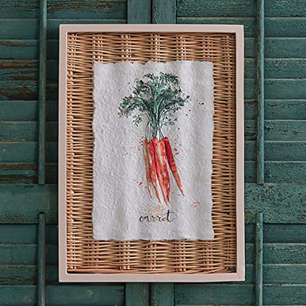 CTW Collection 770495 Framed Carrot Basket Art