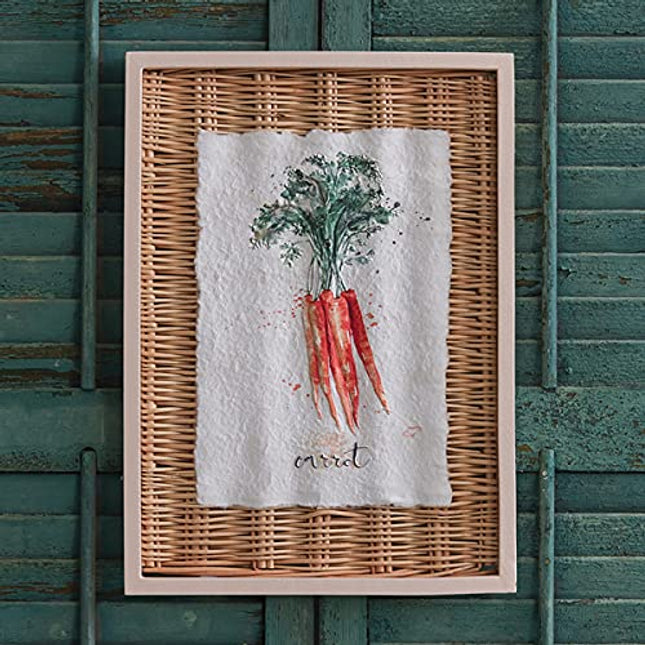 CTW Collection 770495 Framed Carrot Basket Art