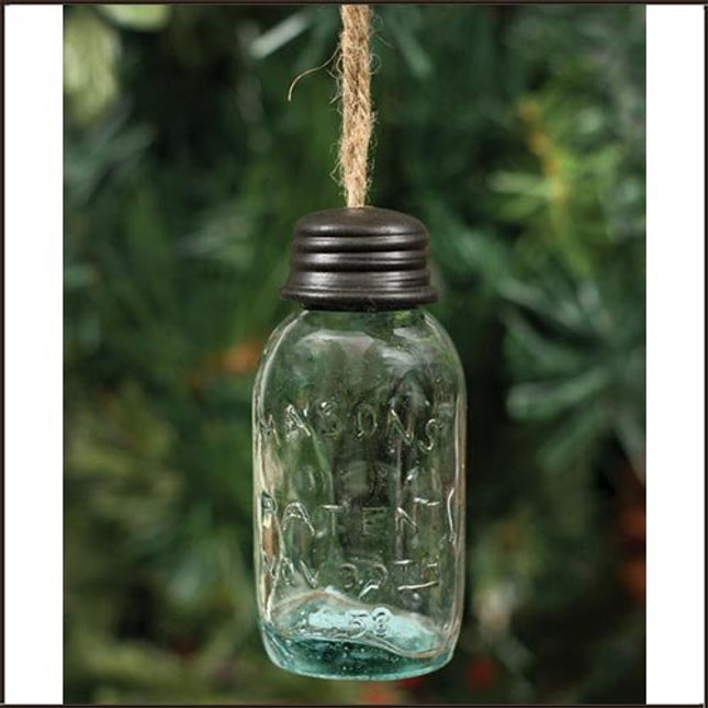 Hanging Mason Jar Ornament, Set of 4