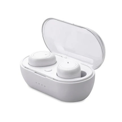 AT&T T10-WHT in-Ear True Wireless Stereo Bluetooth Mini Earbuds with Microphone (White)