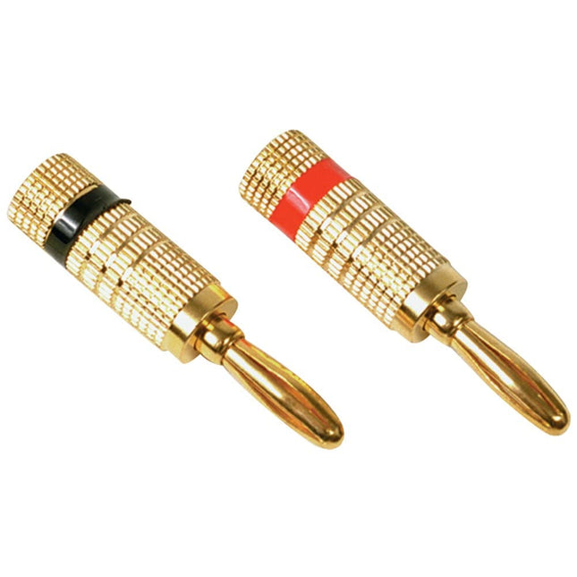 Deluxe Banana- Type Speaker Wire Connectors