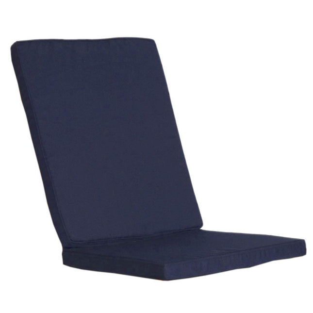 All Things Cedar TC19-2-B Folding Chair Cushions (Set of 2), Blue