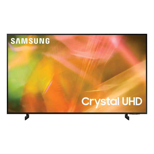 SAMSUNG 50-Inch Class Crystal 4K UHD AU8000 Series HDR, 3 HDMI Ports, Motion Xcelerator, Tap View, PC on TV, Q Symphony, Smart TV with Alexa Built-In (UN50AU8000FXZA, 2021 Model)