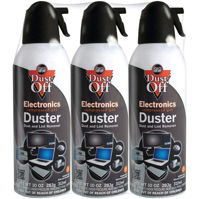 Falcon Compressed Gas (152a) Disposable Cleaning Duster 3 Count, 10 oz. Can (DPSXL3)