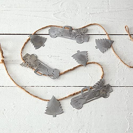 Truck and Tree Christmas Garland